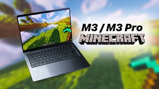 MacBook Pro M3 gaming  can it run Minecraft [upl. by Alien839]