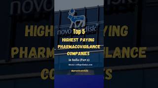 Top 5 HIGHEST Paying pharmacovigilance Companies in India PART 2 iqvia parexel pharmajobs shorts [upl. by Innig]