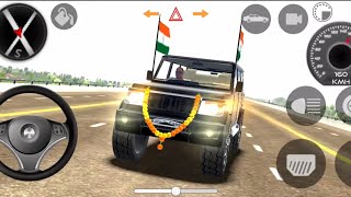 Dollar song sidhu musewala real Indian new model red fortuner offroad village driving gameplay video [upl. by Argent]