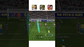 Freekick challenge ⚽🎯efootball efootball2025 messi neymar cristianoronaldo freekick [upl. by Aij]