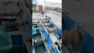 High speed guardrail repair machine [upl. by Allenrad]