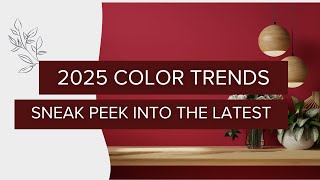 Sneak Peek into 2025 Home Decor Color Trends [upl. by Edgar38]