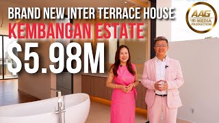 Singapore Landed Property Home Tour  Brand New InterTerrace House  Kembangan Estate by Landed7772 [upl. by Ohs440]