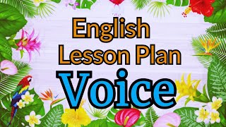 Lesson Plan on Voice English Teaching Grammar Active Passive Vachya Pathyojna Educational Course [upl. by Claudio]