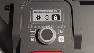 WORX Landroid Vision 9 LCD setting instruction [upl. by Remos]