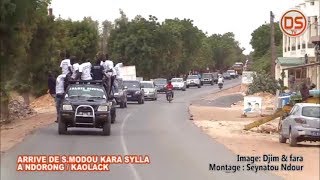 Arrivé de Cheikh Modou Kara Sylla à Ndorong Kaolack [upl. by Linetta127]