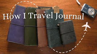 How I Use My Travel Journals  Traveler’s Company Chic Sparrow [upl. by Chryste]