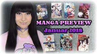 Manga Preview Januar 2018  Manga Neuerscheinungen [upl. by Adnilak]