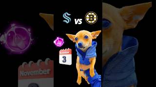 Seattle Kraken vs Boston Bruins  Butters’ NHL PREDICTION shorts [upl. by Saidnac]