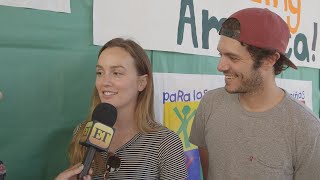 ​Leighton Meester and Adam Brody Totally Laugh That Blair Waldorf and Seth Cohen Wound Up Toget… [upl. by Dlanor]