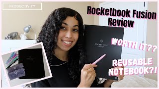 Rocketbook Fusion Review amp Walkthrough A Reusable Notebook  Shyan Renée [upl. by Levi793]