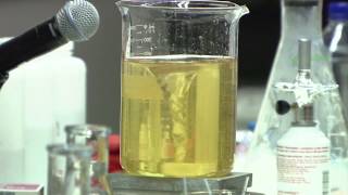 BriggsRauscher Reaction  MIT Chemistry Behind the Magic [upl. by Hortensa]