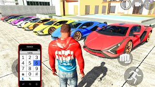 GTA 5 LAMBORGHINI 2024 CHEAT CODE indian Bikes Driving 3D CODE Indian bike game 3d code Bike Game [upl. by Teodor]