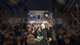 VARESE  I TIFOSI INTERISTI FESTEGGIANO [upl. by Irim]