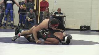 Northern Highlands Shane Sosinsky wins District 2 semis by tech fall 161 [upl. by Sweet]