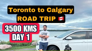 TORONTO to CALGARY ROAD TRIP  3500 KMS  Volkswagen Jetta  ANMOL KHANNA [upl. by Deloris]