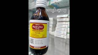 cough syrup  anti allergy cold flue syrup phramasist sneezing cold flue [upl. by Hteazile]