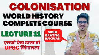 World History T20 Crash Course Colonisation and Imperialism in हिंदी  Mayur Mogre  UPSC [upl. by Alfi]