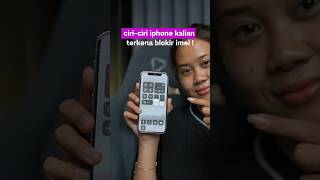 Ciriciri iPhone kalian fix kena blokir IMEI ‼️ iphone ios imei [upl. by Nysa]