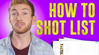 How to Make a Shot List for Film A StepbyStep Guide [upl. by Mahda]