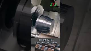 Have a look at the performance of TMSeries slant bed CNC lathe machining workpieceTM46Y [upl. by Blas371]