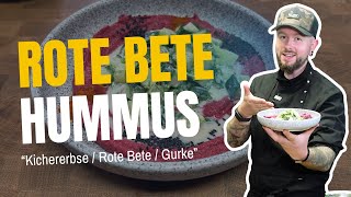 KichererbsenHummus mit Roter Bete amp Gurkensalat mit Sesam – Gesund amp Lecker [upl. by Goody]