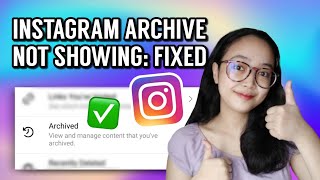 Instagram Archive Option Not Showing  Instagram Archive Missing  Where is IG Archived Posts 2022 [upl. by Onaimad]