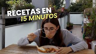 3 RECETAS FÁCILES y RÁPIDAS Si No Tienes Tiempo  Comida A Diario [upl. by Glass264]