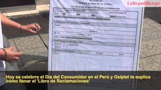 Sepa cómo se debe de llenar el Libro de Reclamaciones [upl. by Ablasor415]