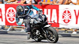 Rocket Stunt CBR600RR  Tomas Toth  Czech Stunt Day 2017 [upl. by Atisusej]