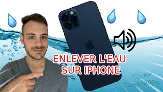 ASTUCE IOS 14 SUR IPHONE  EJECTION DEAU COMMENT ÉVACUER LEAU SUR LIPHONE 12  ça marche [upl. by Leamaj216]