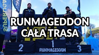 RUNMAGEDDON Cała trasa  przeszkody  komentarz  Warszawa Zimowy Rekrut 20230204 [upl. by Zrike]