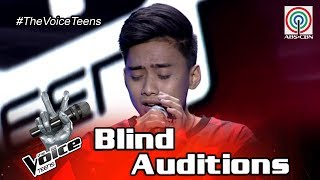 The Voice Teens Philippines Blind Audition Bryan Chong  Kahit Kailan [upl. by Nauqahs955]