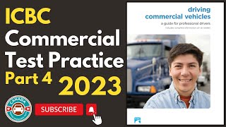 ICBC Commercial Drivers License Practice Test Part 4  Canadian Driver Knowledge Tests [upl. by Auhso]