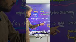 Proposed dividend  cash flow statement Proposed dividend adjustment add less opening balance [upl. by Rogovy]