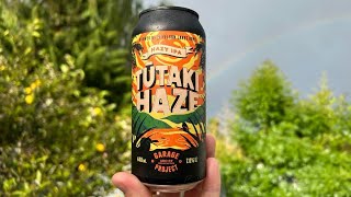 TUTAKI HAZE  Hazy IPA  Garage Project Wellington New Zealand  Live Craft Beer Review [upl. by Laersi]