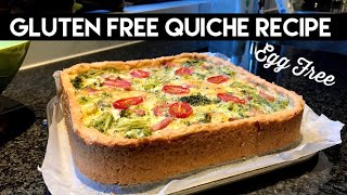 Gluten Free Quiche Recipe  Egg Free  Broccoli Ham [upl. by Nealah]