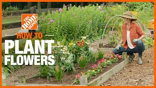 How to Plant Flowers  Gardening Tips and Projects  The Home Depot [upl. by Ashford]