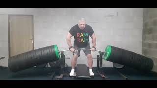 Jai Shree Ram 860 KG WORLD RECORD PARTIAL DEAD LIFT RAW [upl. by Kenleigh]