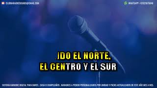 Zaperoko  Contigo Perú KARAOKE  COROS [upl. by Cohlier236]