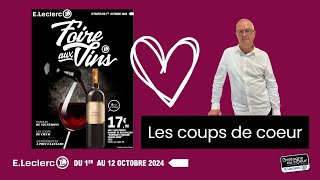 Foire aux vins des ELeclerc bretons 2024  Les coups de coeur [upl. by Yrret676]