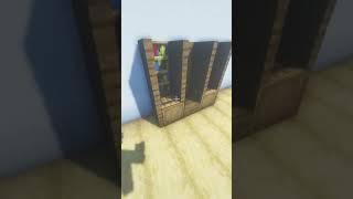 Minecraft Bookshelf Tutorial minecraftbuild minecraft [upl. by Shayn]