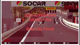 GP4 Offline Championship season 2023 Round 4 Azerbaijan GP Qualifying and race [upl. by Paley]