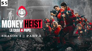 Money Heist  Waxay Dhacen Bangiga Kaydka Dahabka Ugu Weyn Dalka Spain  Season 5  Part 5 [upl. by Nele]