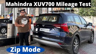 Mahindra XUV700 Mileage Test  कितना देती है  XUV700 Mileage Run  Diesel  Automatic  Zip mode [upl. by Hallam616]