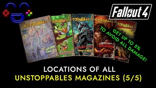 All Locations of Unstoppables Magazines  Fallout 4 [upl. by Mourant542]