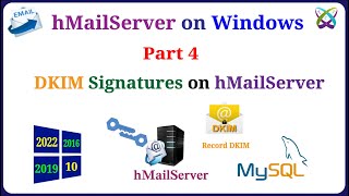 hMailServer  Part 4  Install and Configure DKIM Signtures on hMailServer [upl. by Pinter]