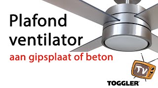 Zo monteer je jouw ventilator aan gipsplaat of beton [upl. by Nwahsan]