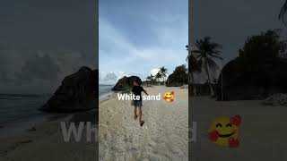 White Sand 🥰 youtubeshorts beach youtubeviralshorts travel [upl. by Halak]