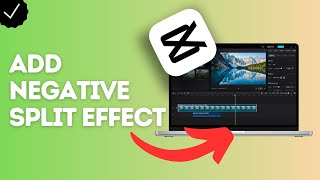 How to add negative split effect to videos in CapCut [upl. by Katz]